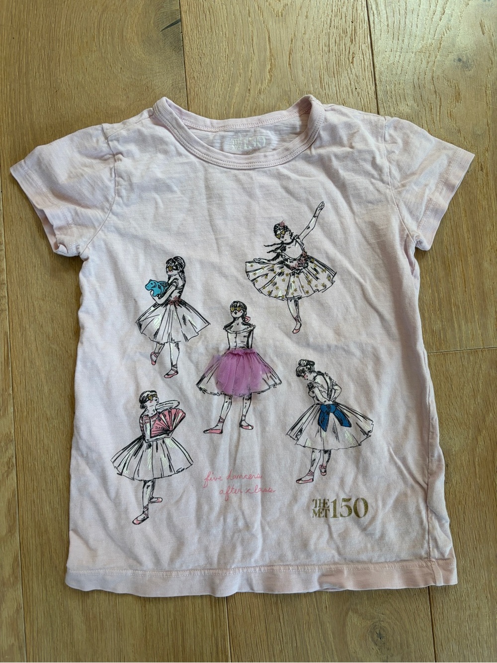 Crewcuts ballet ballerina shirt degas Met 150 collaboration - size 6-7